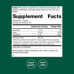Standard Process Orchex bottle-label closeup with balance blend for emotional well-being.