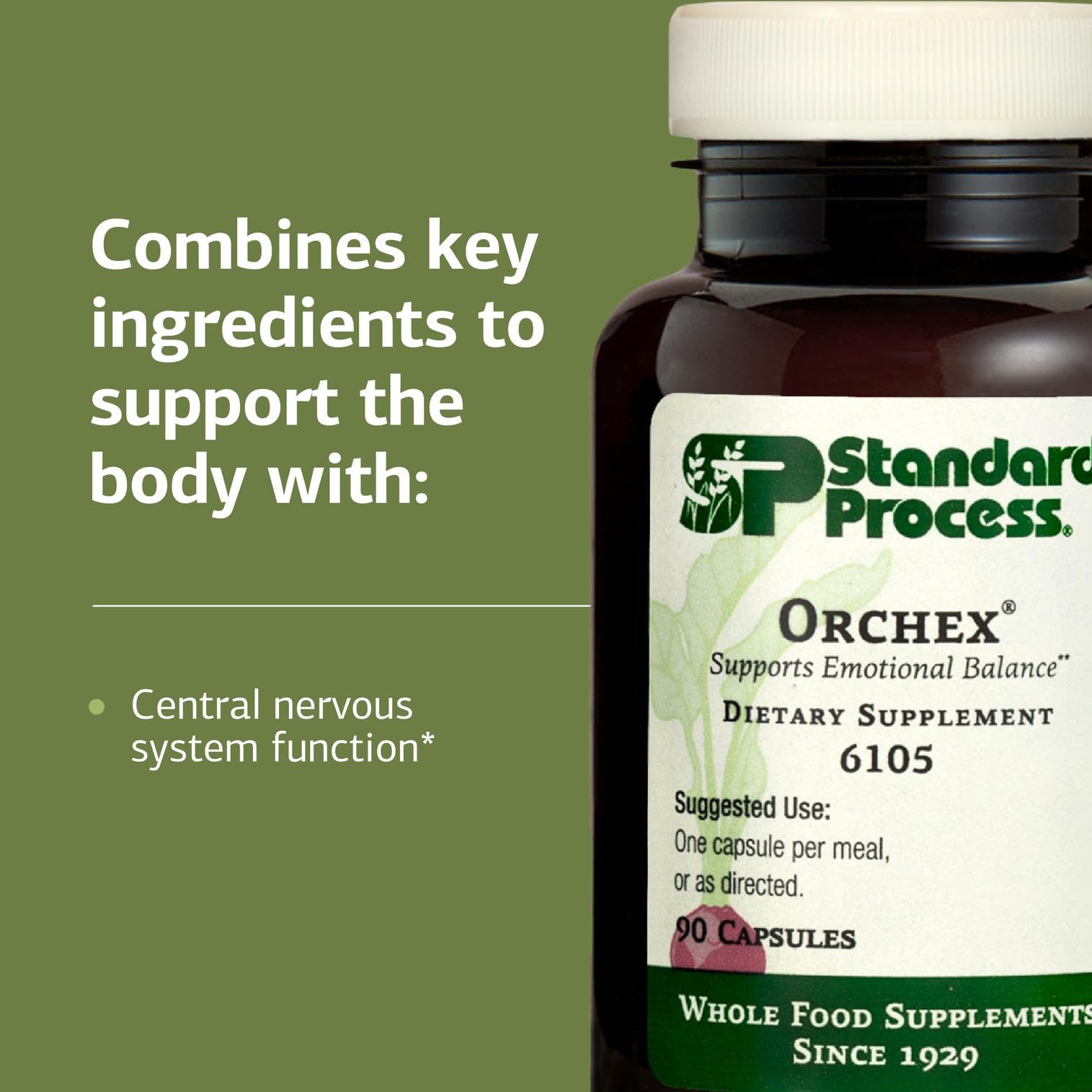 Orchex capsules pouring for easy daily use.