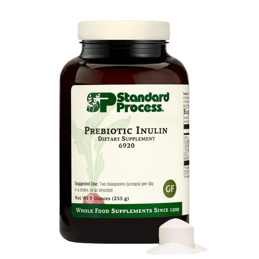 Front view of Standard Process Prebiotic Inulin bottle
