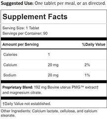 Utrophin PMG 90 tabs bottle on white background