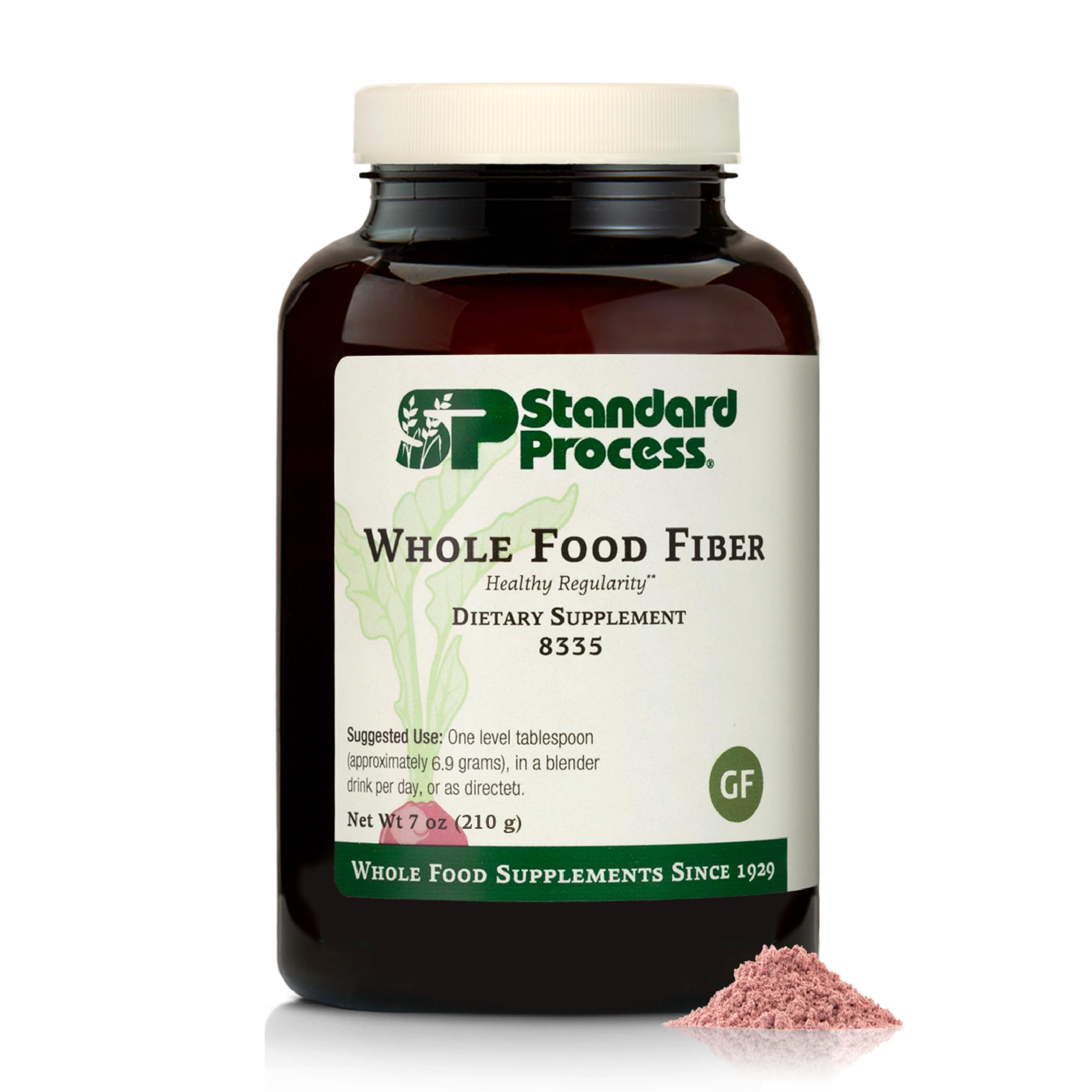 Standard Process Whole Food Fiber canister front view for daily digestive support.