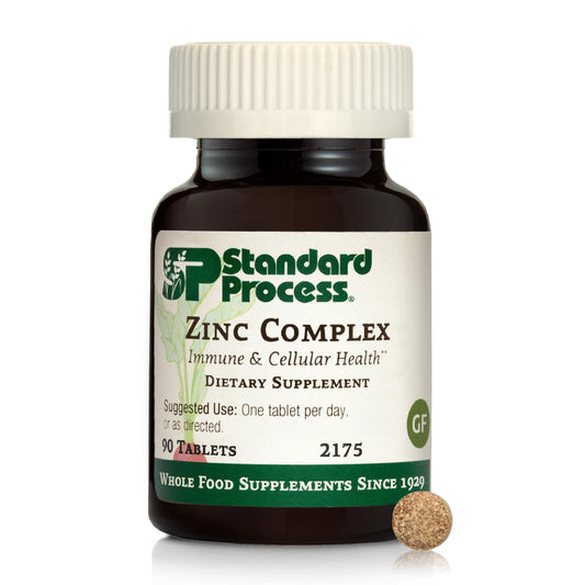 Standard Process Zinc Complex bottle and label