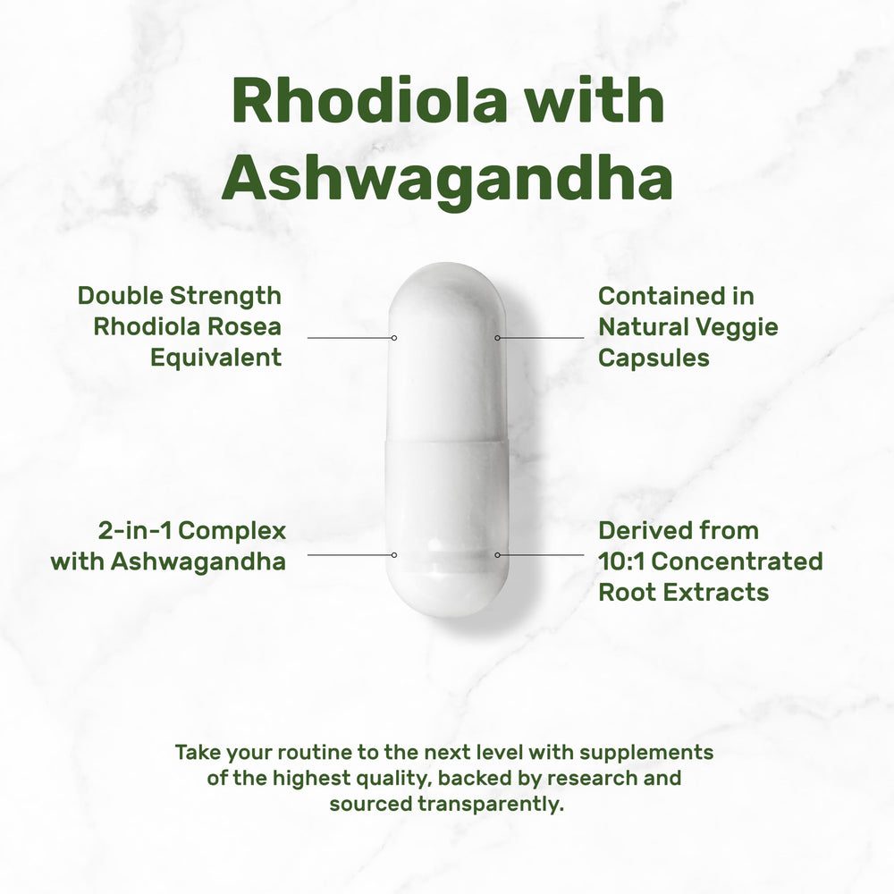 Close-up of Rosavins and Salidrosides in standardized extract