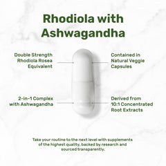 Close-up of Rosavins and Salidrosides in standardized extract