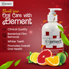 Mouthwash being poured with Fruit Punch flavor