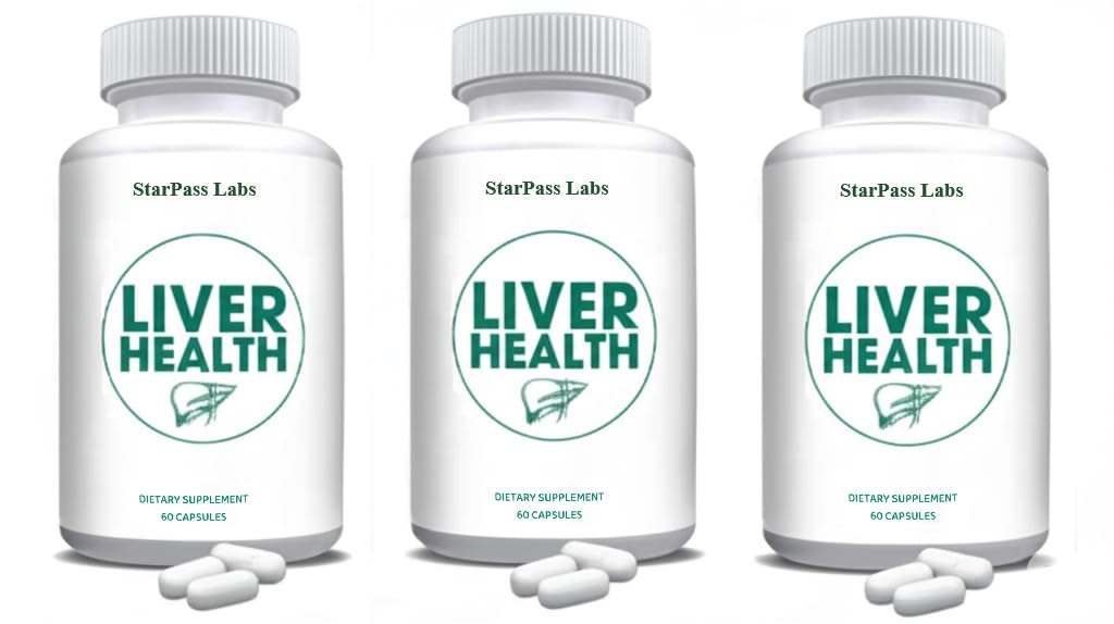 StarPass Labs Liver Health bottle with 60 capsules