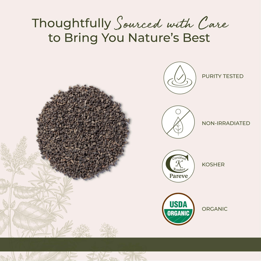 Kosher and Non-GMO organic black cohosh root packaging