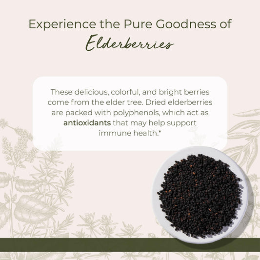 Dried elderberries in bulk 1 lb from Starwest Botanicals