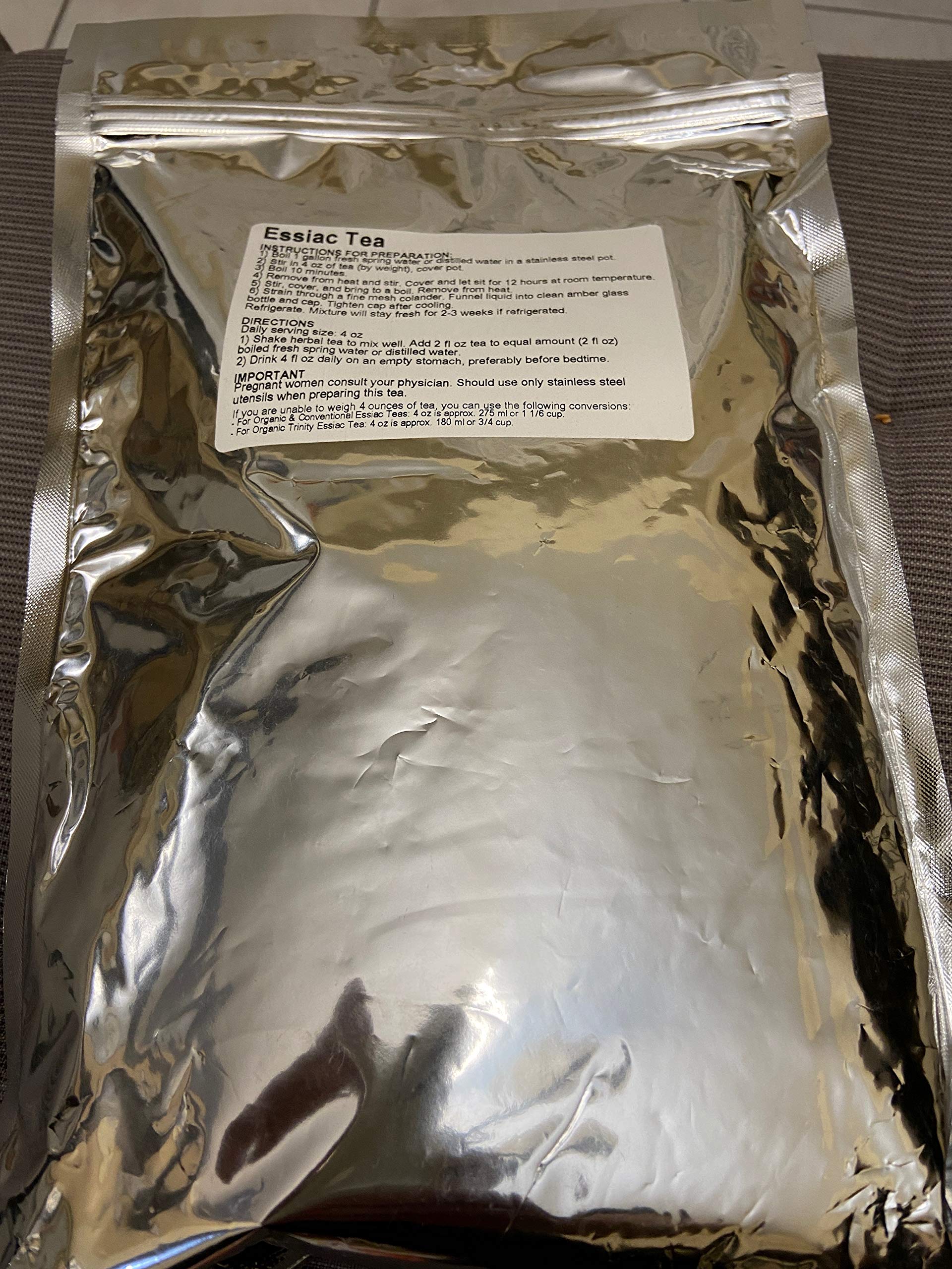 Resealable mylar bag packaging for Starwest Essiac Tea 1 lb