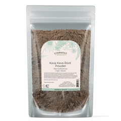 Starwest Kava Kava root powder 4 oz pouch - front label