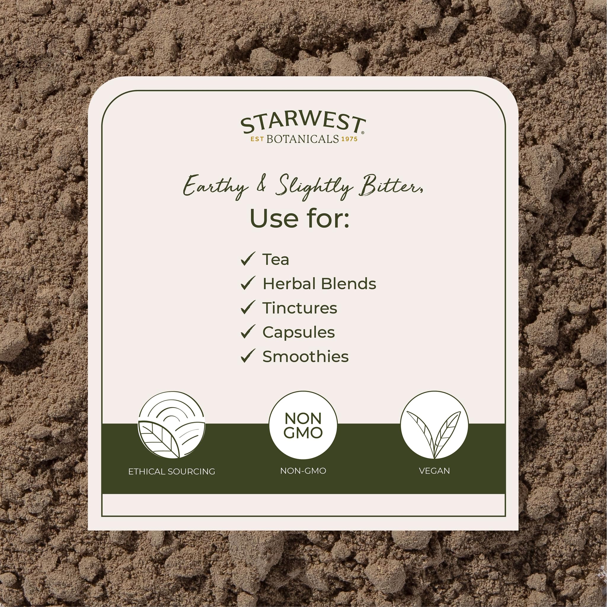 Kosher certified Kava Kava root powder packaging