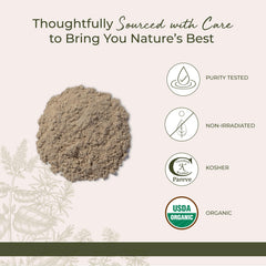 4 oz packaging of Starwest Botanicals marshmallow root powder