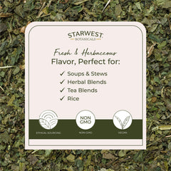 Nettle leaf herbal tea being brewed