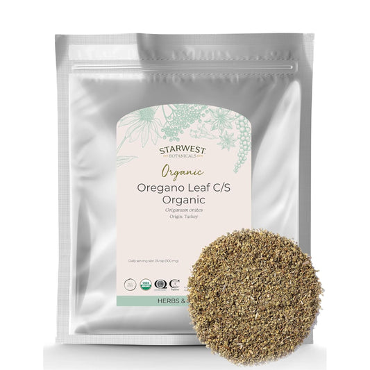 Starwest Organic Oregano Dried Leaf in 1lb bag