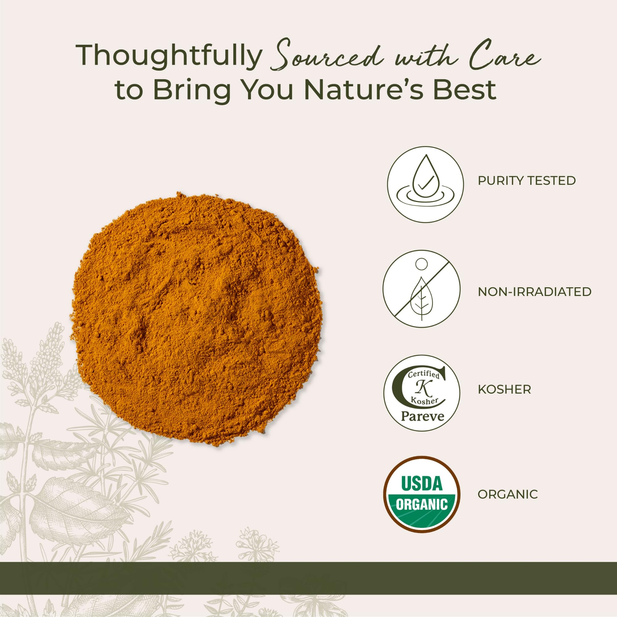 Starwest 2 lb turmeric packaging for bulk purchase