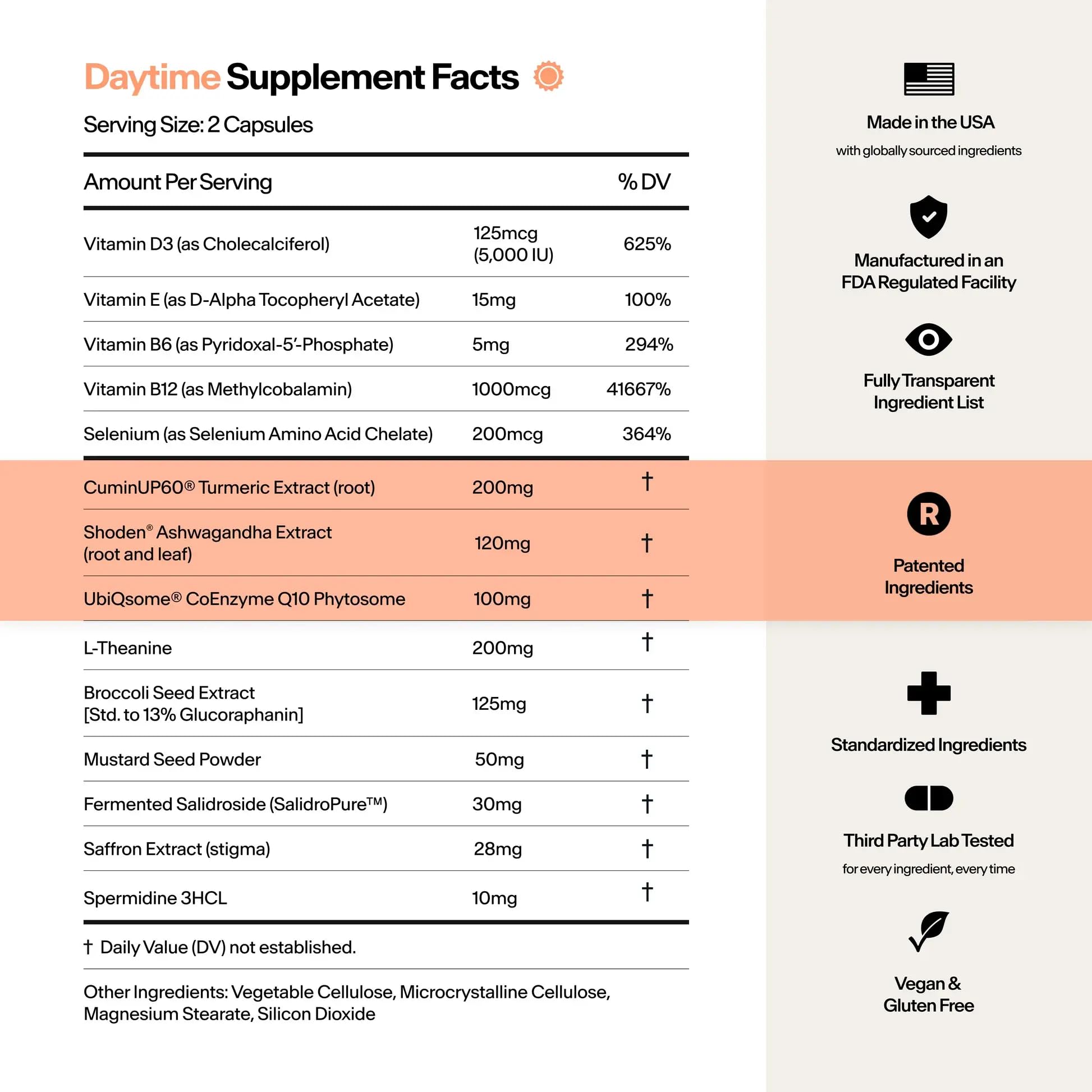 New formula packaging showing 25 servings