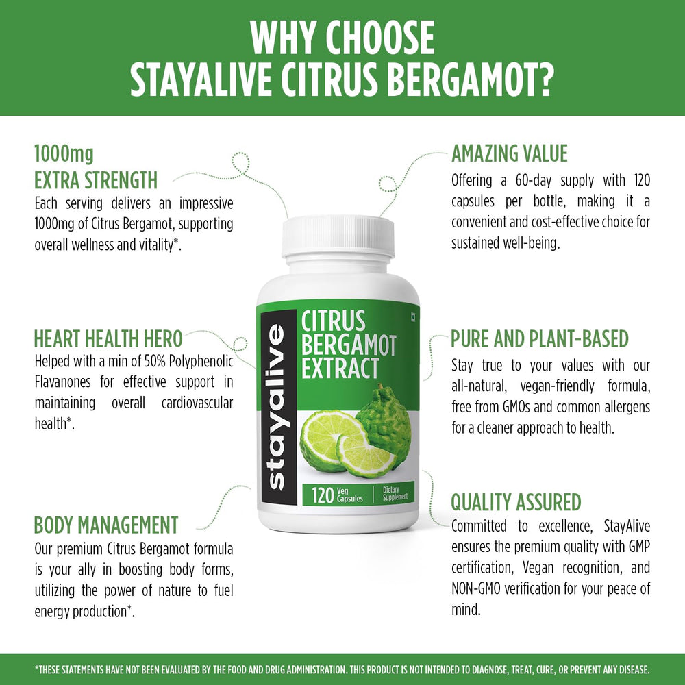 Lifestyle shot featuring STAY ALIVE Citrus Bergamot capsules