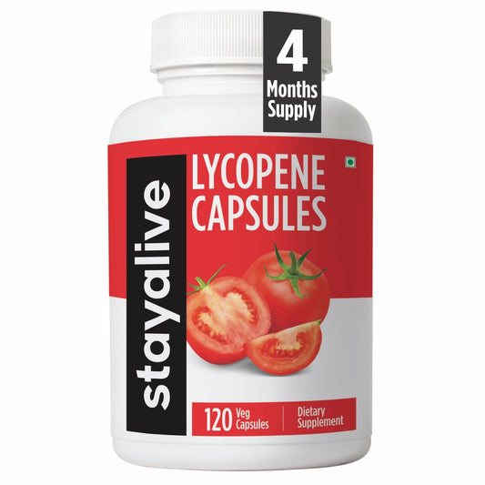 STAY ALIVE Lycopene for Men 60mg bottle front view