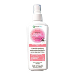 Stay Away EarthKind mosquito-repellent-bottle demonstrates unscented protection for outdoor activities.