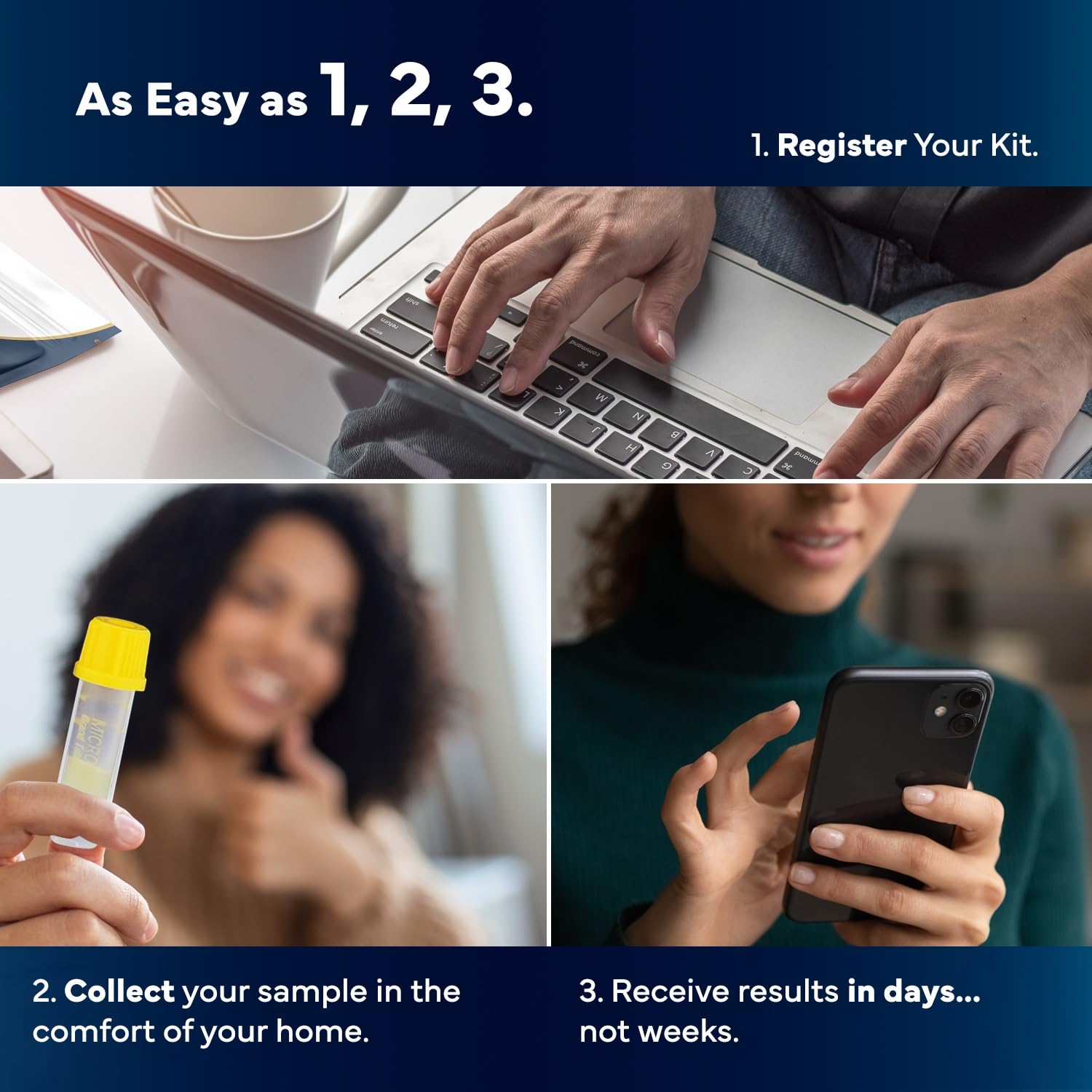 Step-by-step instruction guide included in the STD Hero kit