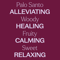 Steam distilled Palo Santo oil in amber bottle