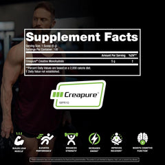 100 servings per container label on jar