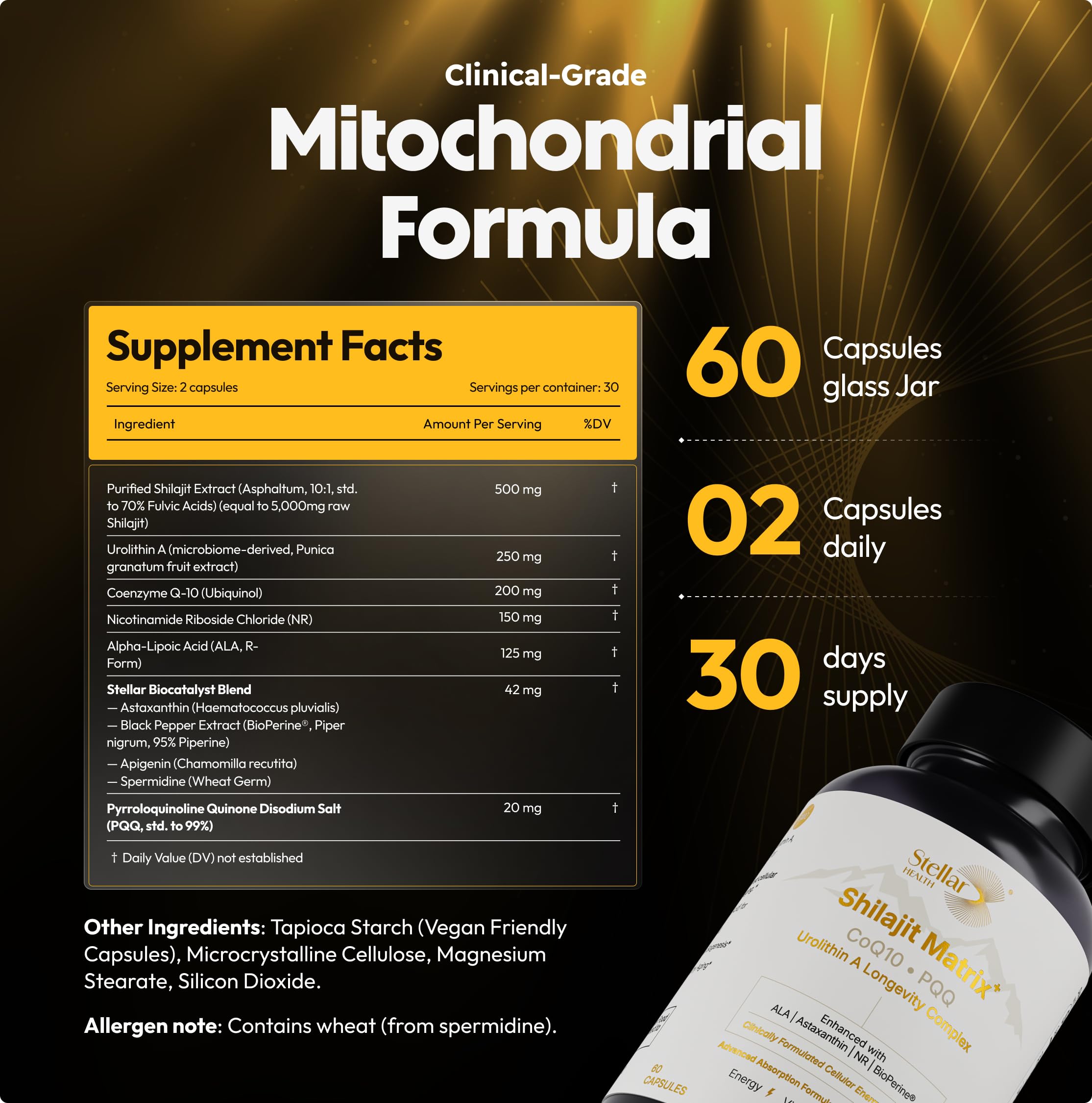 Astaxanthin and antioxidant components in the formula