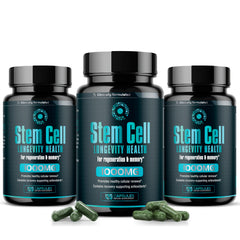 Premium Stem Cell Supplements bottle with 1000mg capsules