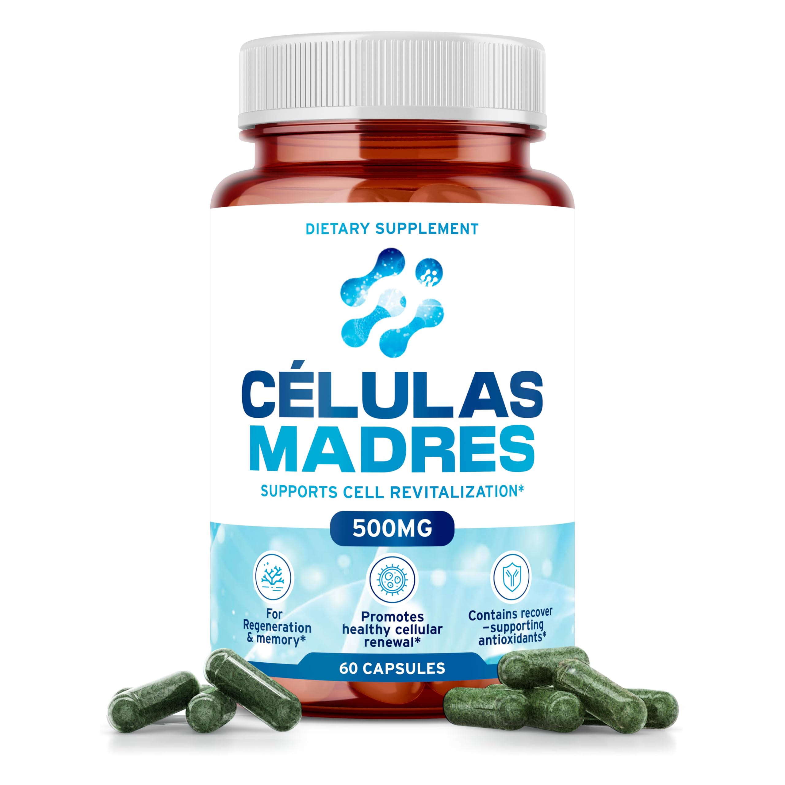 Stem Cell Supplements 500mg bottle label