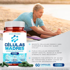 Antioxidant support and cellular health icons