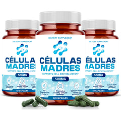 Stem Cell Supplements 500mg bottle with 180 capsules – Celulas Madre