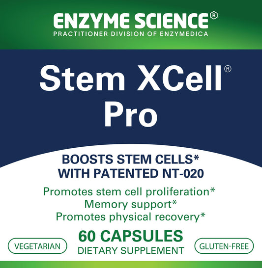 Stem XCell Pro capsules displayed next to bottle