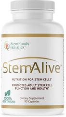 StemAlive bottle with label and 90 capsules