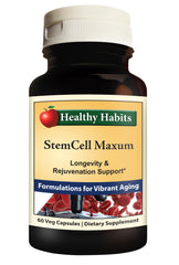 StemCell Maxum hero image featuring the plant-based supplement