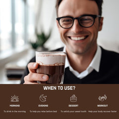 Close-up of cocoa and resveratrol blend in Stemcoa NCR1