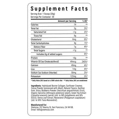 Stemcoa NCR1 ingredients cocoa resveratrol blueberry spirulina