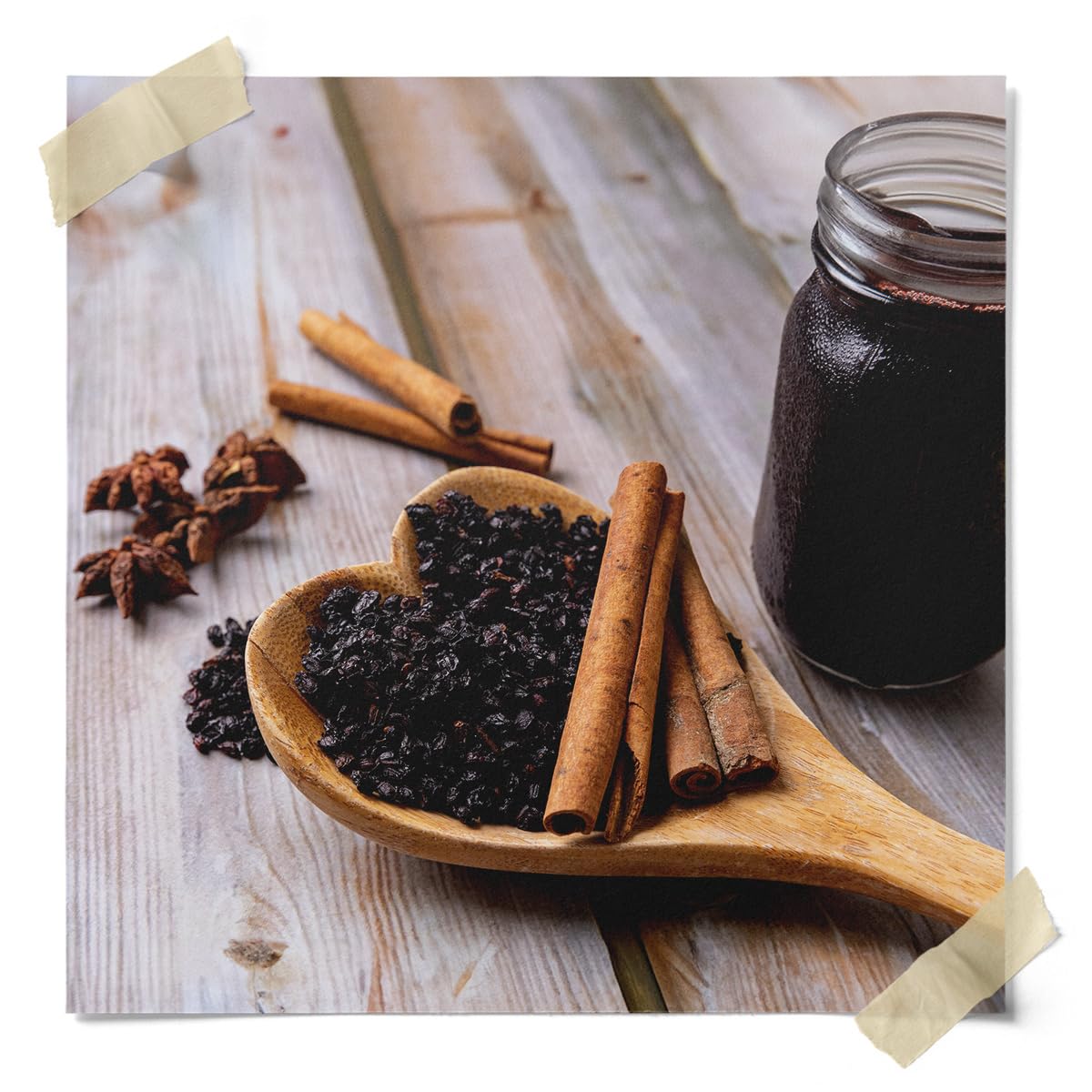 Step-by-step setup for making elderberry syrup