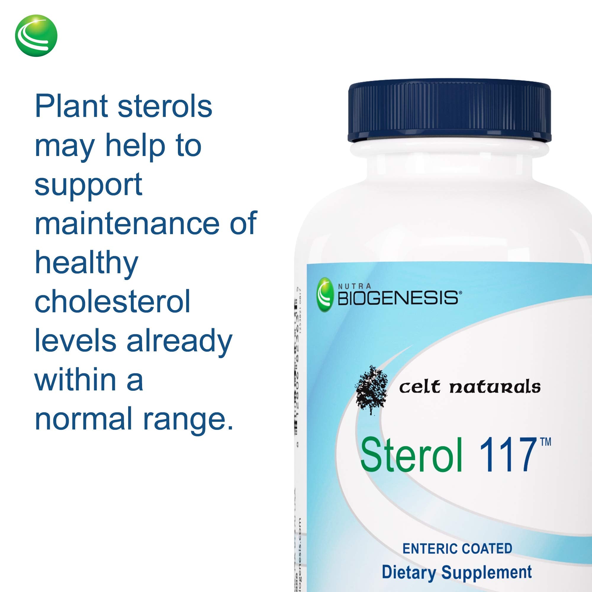 Pine bark extract component on Sterol 117 packaging