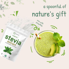 Stevia powder used in baking and beverages
