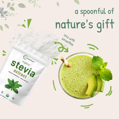Keto-friendly and vegan Pure Organic Stevia Powder