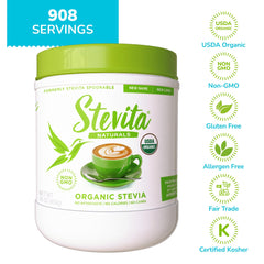 Ingredients: organic stevia and erythritol