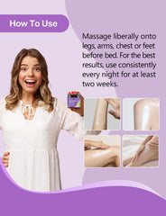 Lavender-scented topical magnesium cream for sleep