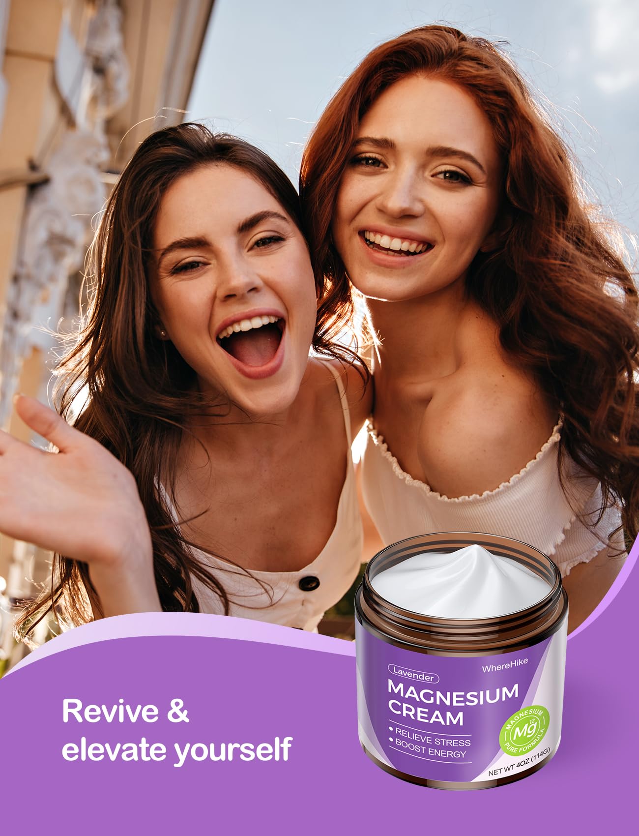 Muscle relaxation using stilip magnesium cream