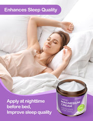 Natural ingredients label of stilip magnesium cream
