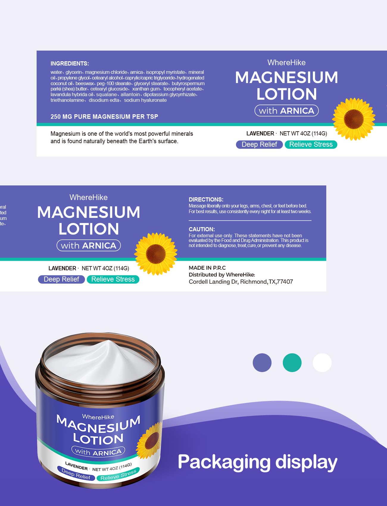 Athlete applying magnesium lotion after a workout