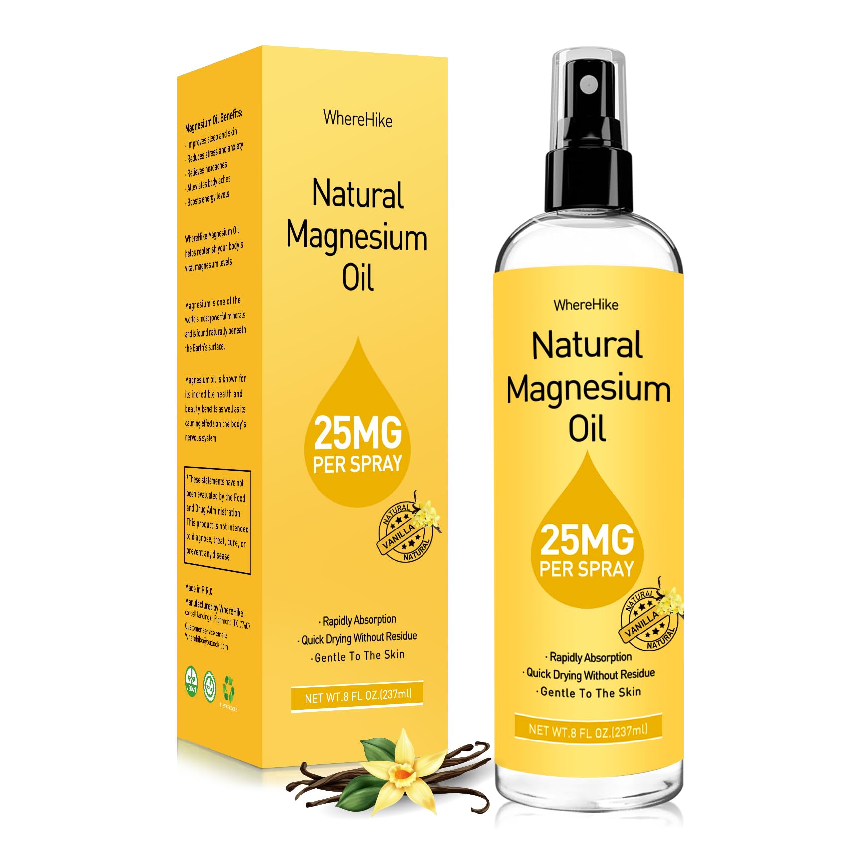 Stilip Magnesium Spray packaging and seal design