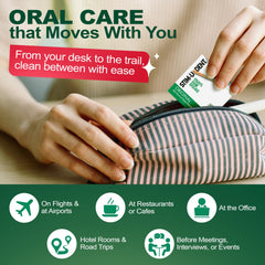 Travel-friendly display of Stim-U-Dent Mint Dental Picks