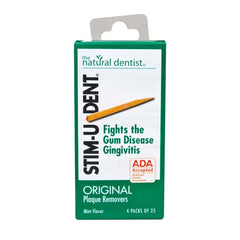 Stim-U-Dent Original Mint packaging with UPC