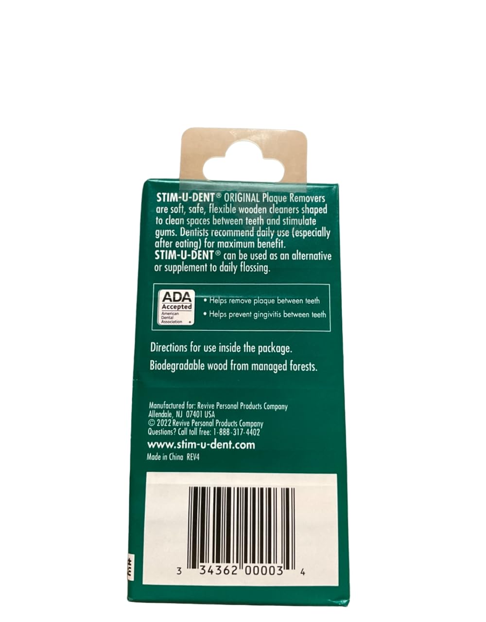 Stim-u-dent Plaque Removers Mint dental picks in mint flavor