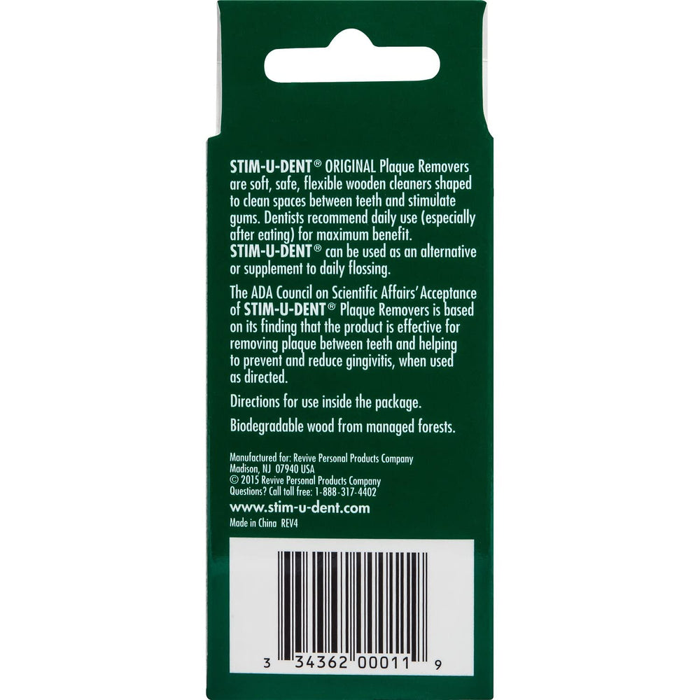 Stim-U-Dent Mint packaging with 8x25 count